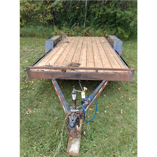 2007 United Flatbed 16' Trailer with New Decking