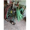 Image 1 : Hose Reel Cart with Pictured Hoses & Hose Parts