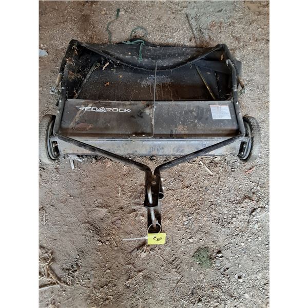Redrock Riding Mower Sweeper Attachment - 3' Sweep Width
