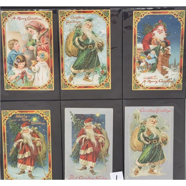 Santa Claus Christmas Holiday Album Approx. 55 Postcards