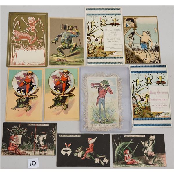 Ephemera - Frog Trade Cards 23