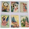 Image 1 : Patriotic Holiday Greeting Postcard Album Approx. 190