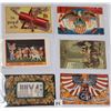 Image 9 : Patriotic Holiday Greeting Postcard Album Approx. 190