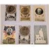 Image 11 : Patriotic Holiday Greetings Lincoln & Washington Postcard Album Approx. 185