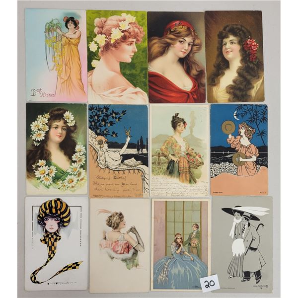 Pretty Lady Postcards 34
