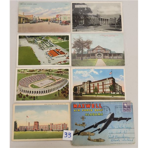 Alabama 90+ Postcards