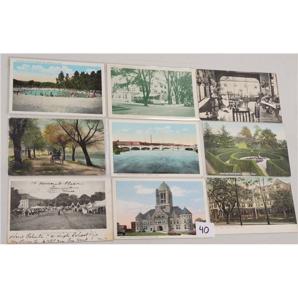 Massachusetts Postcards 270+