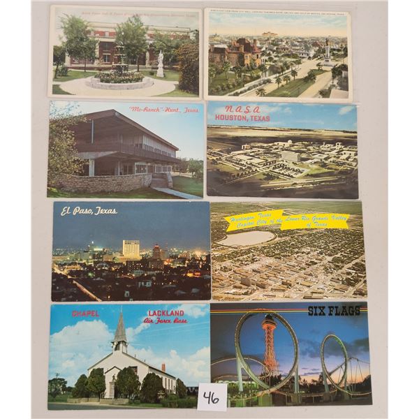 Texas Approx. 85 Postcards
