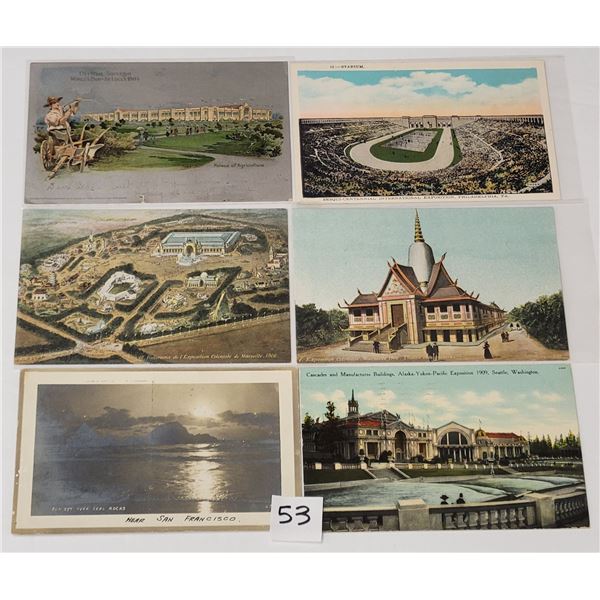 Exposition - World's Fair Postcards 30+