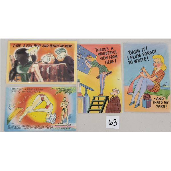 Humor - Comic Linen Postcards 55