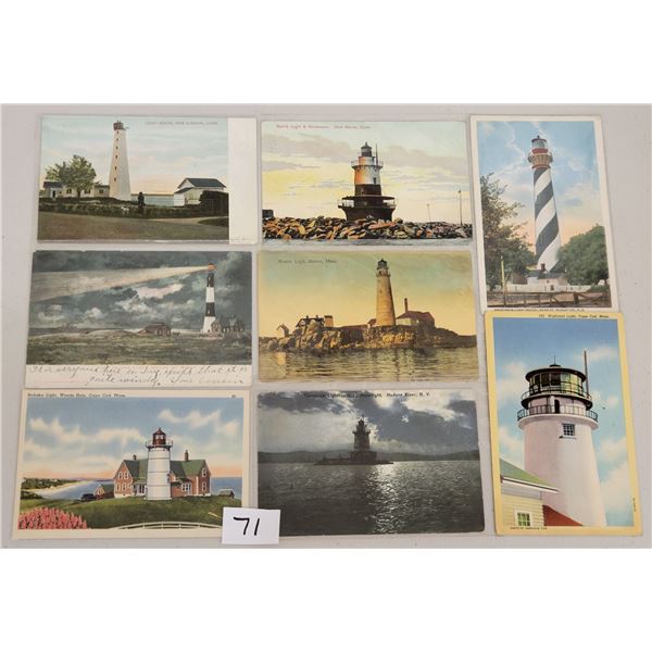 Lighthouse Postcards 70+
