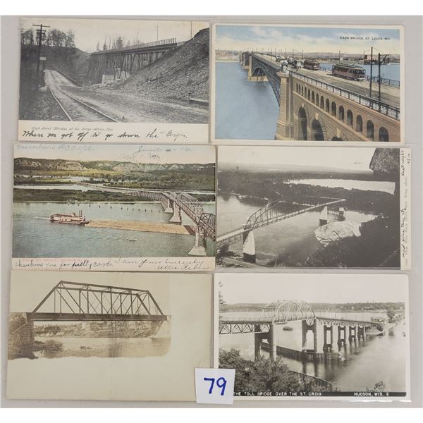Bridges - Dams on Postcards Approx. 130