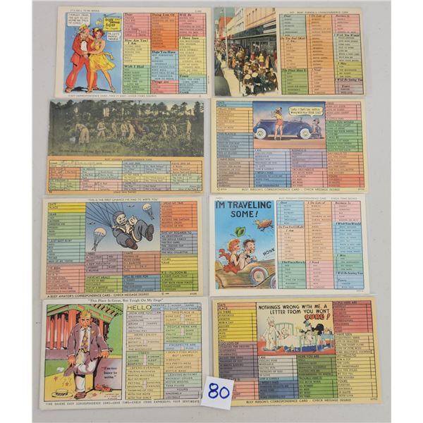 Busy Person's - Correspondence Postcards 30+