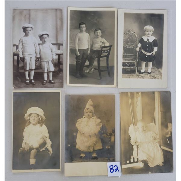 Real Photo Children Postcards 40+