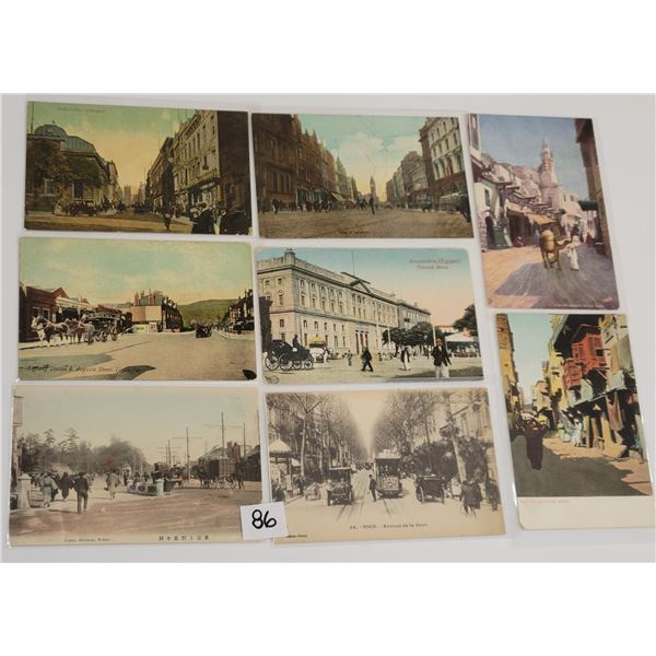 International Street Scene Postcards Approx. 85