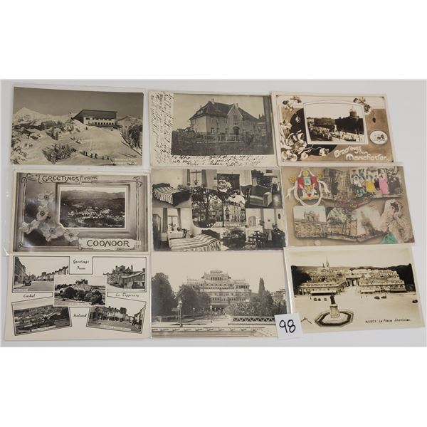 Real Photo International Postcards Approx. 220
