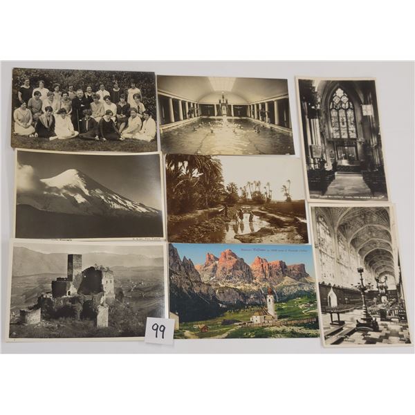 Real Photo International Postcards Approx. 220