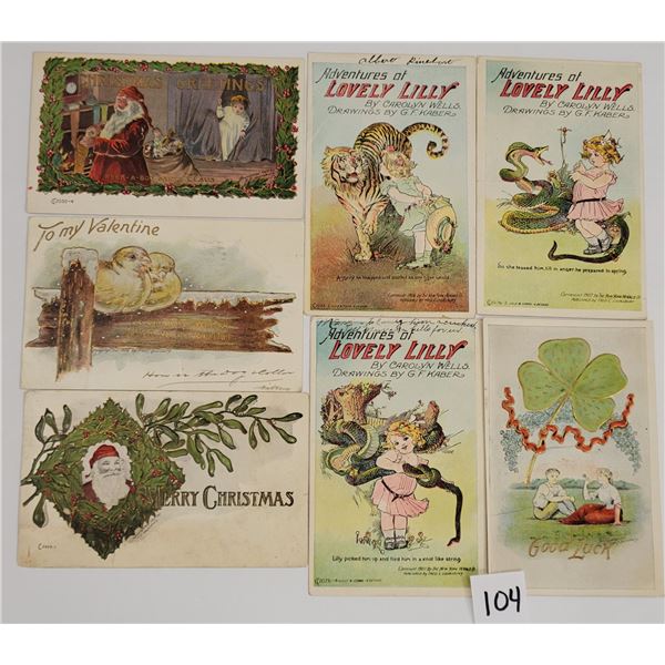 Fred Lounsbury Holiday Greeting Postcards 30