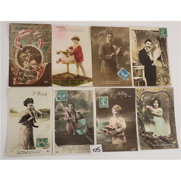 Tinted Real Photo April 1st Postcards 17