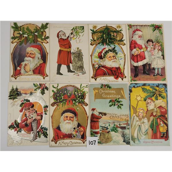 Santa Claus Christmas Holiday Greeting Postcards 32