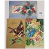 Image 3 : Animals - Christmas Holiday Greetings with Birds Postcards 20