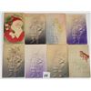 Image 1 : Embossed Santa Claus Christmas Holiday Greeting Postcards 16