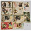 Image 2 : Thanksgiving Holiday Greetings with Turkeys, Girls, & Ladies Postcards 40