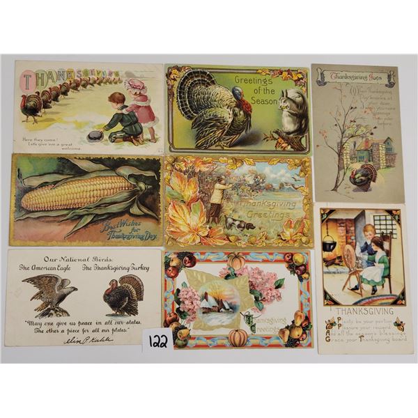 Thanksgiving Holiday Greeting Postcards Approx. 60