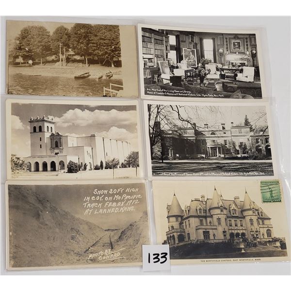 Real Photo USA Identified Postcards Approx. 120