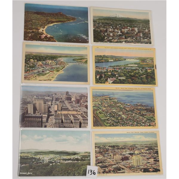 Aerial Views & Skyline Postcards Approx. 115