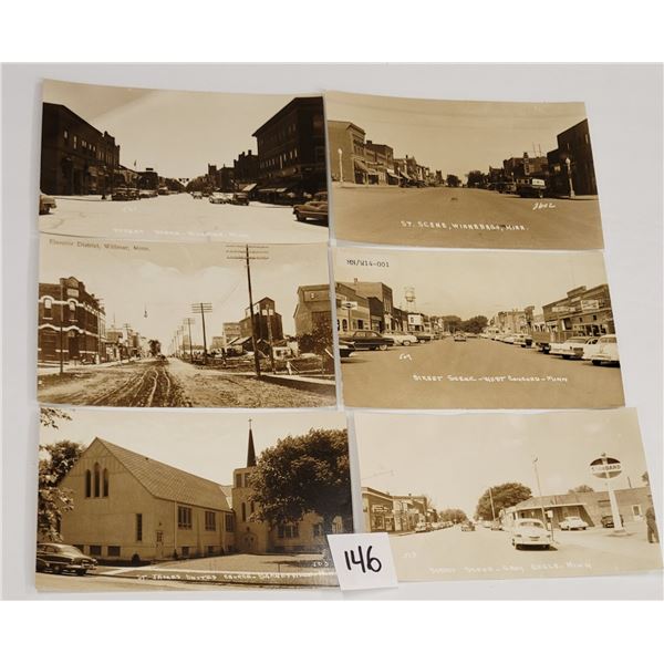 Real Photo Minnesota Postcards 60+