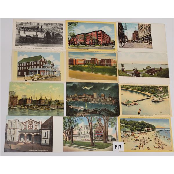 Maryland Approx. 270 Postcards