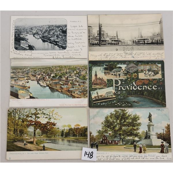 Partially Sorted Providence, Rhode Island Postcards 65+