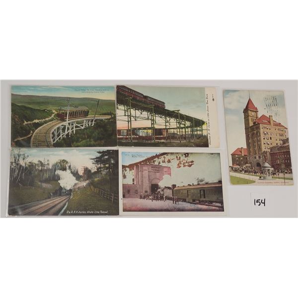 Transportation - Railroad, Trains & Depot Postcards 70+