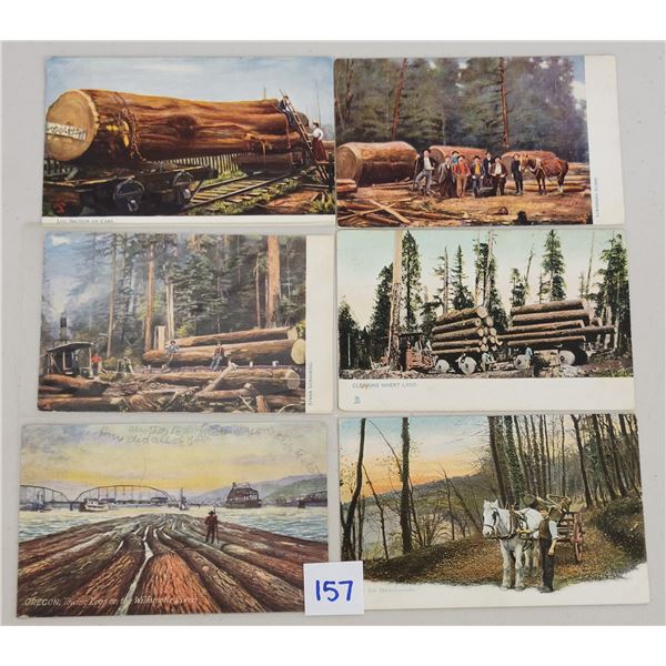Tuck Logging & Lumber Postcards 12
