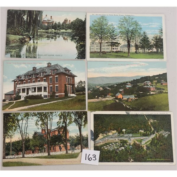 State & Insane Hospital Postcards 13