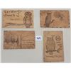Image 2 : Novelty - Leather Bird Owl Postcards 10