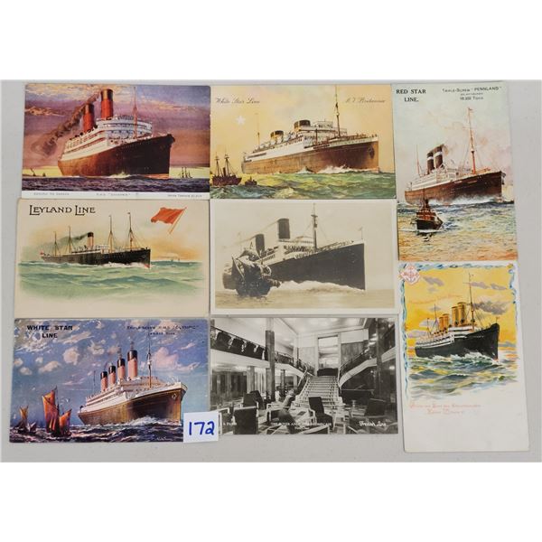 Transportation - Ocean Liner Ship Postcards 50+