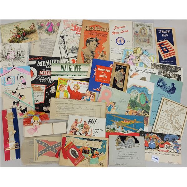 Vintage Ephemera - Paper Items 35+