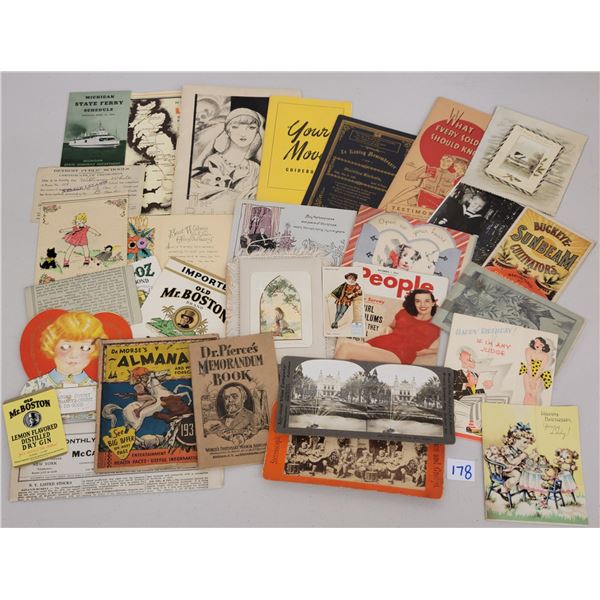 Vintage Ephemera - Paper Items 25+