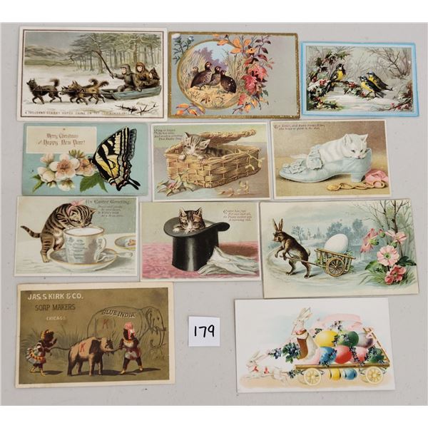 Trade Cards with Animals Approx. 40