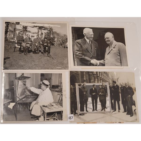 Winston Churchill Press Photos 6