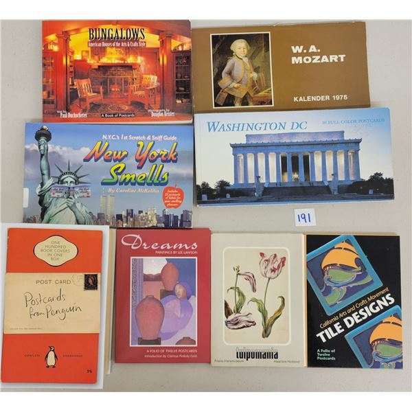 Box of Postcard Booklets Over 600 Postcards