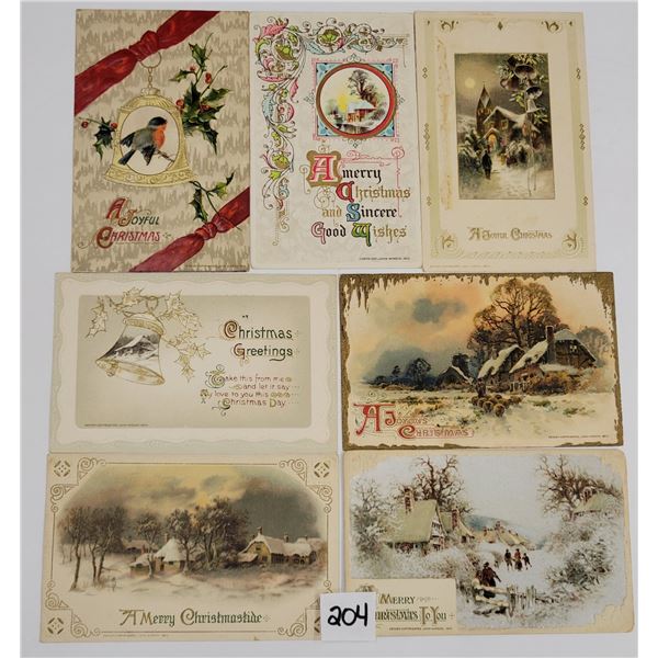 Winsch Christmas Holiday Greeting Postcards 35