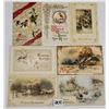 Image 1 : Winsch Christmas Holiday Greeting Postcards 35