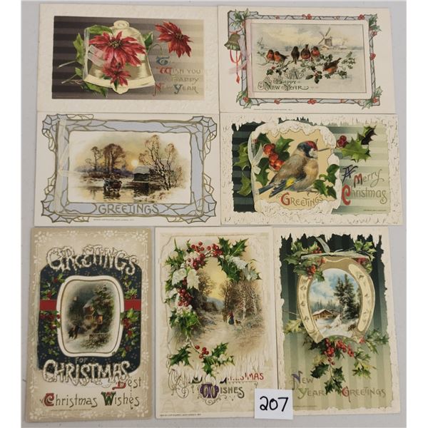Winsch Novelty Holiday Greeting Booklet Postcards 16