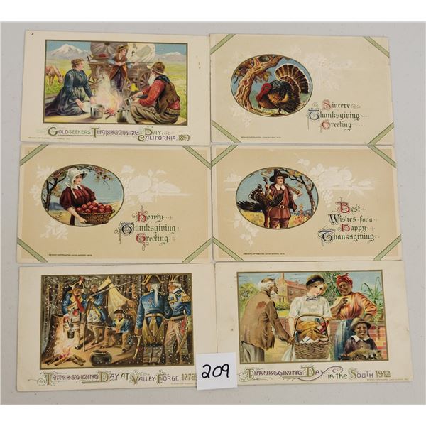 Winsch Thanksgiving with Ladies Postcards 13