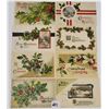 Image 1 : Winsch Christmas with Holly Holiday Greeting Postcards 70+