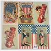 Image 1 : Patriotic 4th of July with Children Holiday Greeting Postcards 31