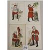Image 5 : Santa Claus Holiday Christmas Greetings in Sets 24 Postcards